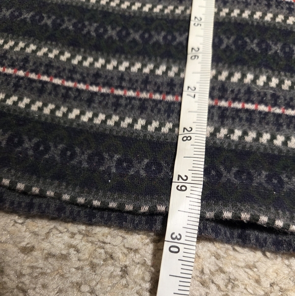 Vintage Club Room Cotton Fair Isle Men's Collar Henley Polo Sweater Men's XXL - Picture 3 of 5